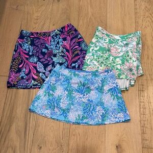 Lilly Pulitzer Activewear skorts bundle